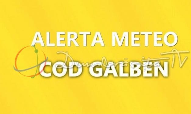 Administrația Națională de Meteorologie anunță cod galben