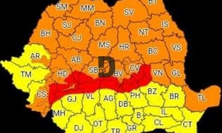 ALERTĂ METEO – Timișul a primit avertizare de cod galben!!!