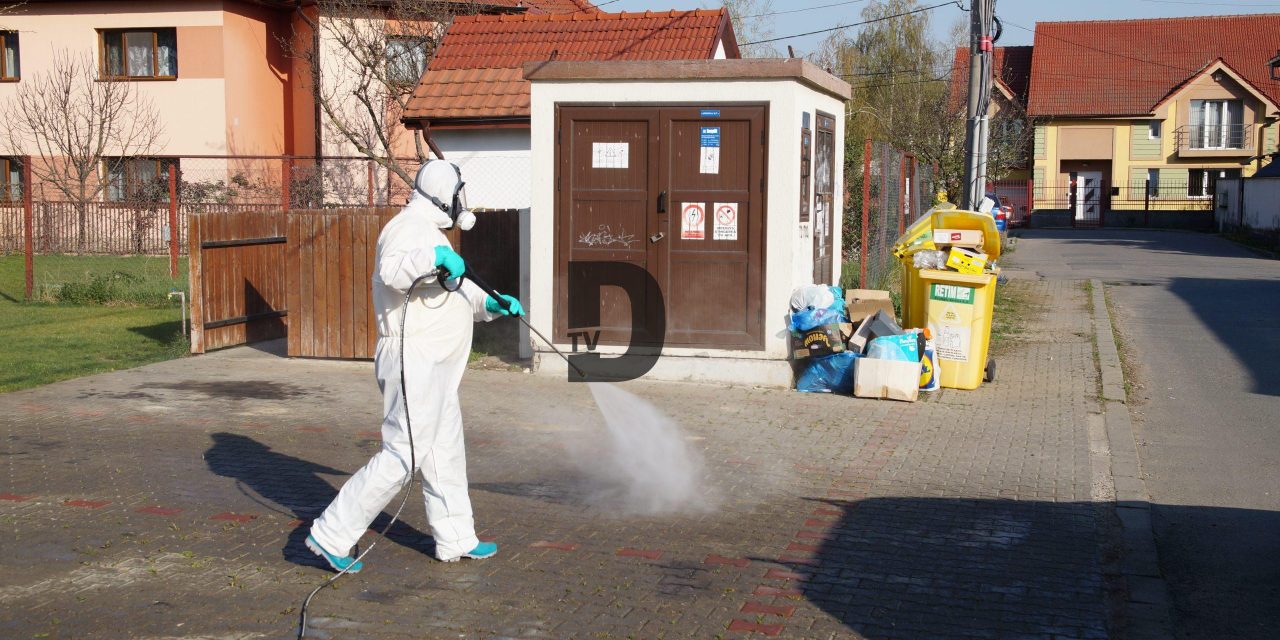 VIDEO: Acțiune de dezinfecție în Dumbrăvița