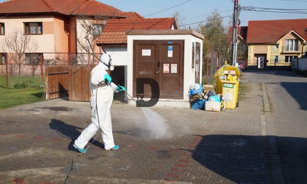 VIDEO: Acțiune de dezinfecție în Dumbrăvița