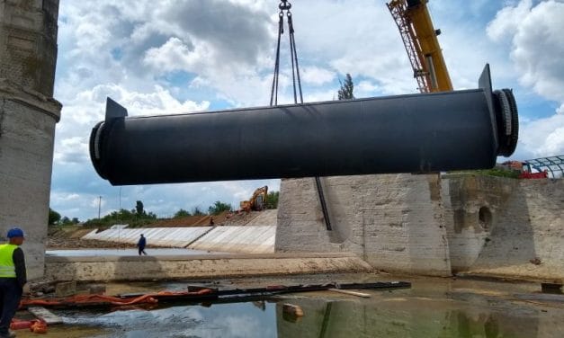 Barajului stăvilar de la Sânmihaiu Român a primit un echipament important