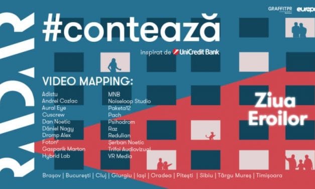RADAR lansează ediția națională a proiectului de video-mapping #CONTEAZĂ