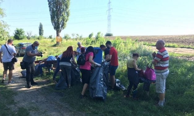 VIDEO: Acțiune de ecologizare la Lacul din Dumbrăvița