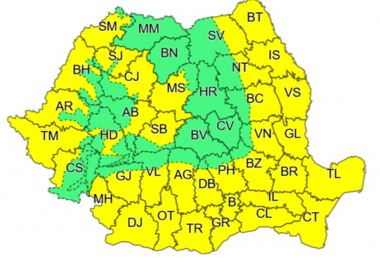 ATENȚIONARE METEOROLOGICĂ: Cod galben de caniculă și disconfort termic în Timiș