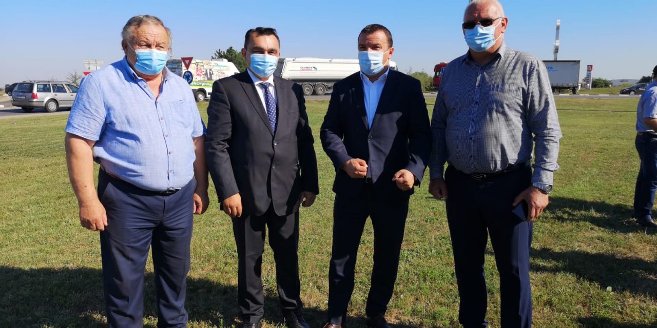 Astăzi a fost predat amplasamentul pentru lărgirea DJ 691