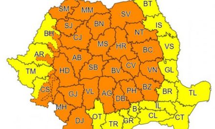 Administrația Națională de Meteorologie anunță Cod Galben și Portocaliu