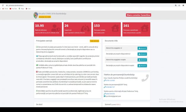 COVID-19: Dumbrăvițenii primesc informații actualizate prin intermediul unei aplicații