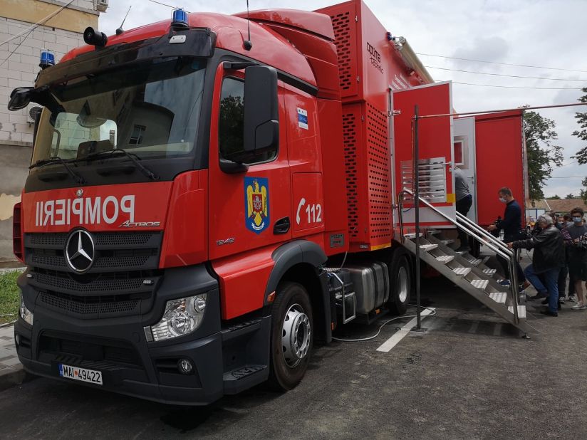 Unitatea Mobilă de Terapie Intensivă funcționează deja la Spitalul Clinic Municipal de Urgență Timisoara
