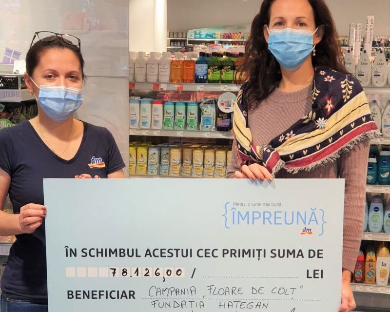 dm drogerie markt Romania donează peste 78.000 lei pentru a asigura o masă caldă copiilor defavorizați social