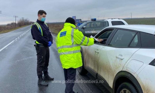 FOTO: Cetăţean român cercetat pentru călăuzirea a şapte cetăţeni turci