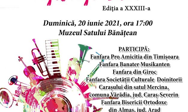 Centrul de Cultură și Artă al Județului Timiș organizează Festivalul Fanfarelor
