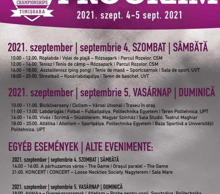 Actor’s World Championships va avea loc în 4 și 5 septembrie, la Timișoara