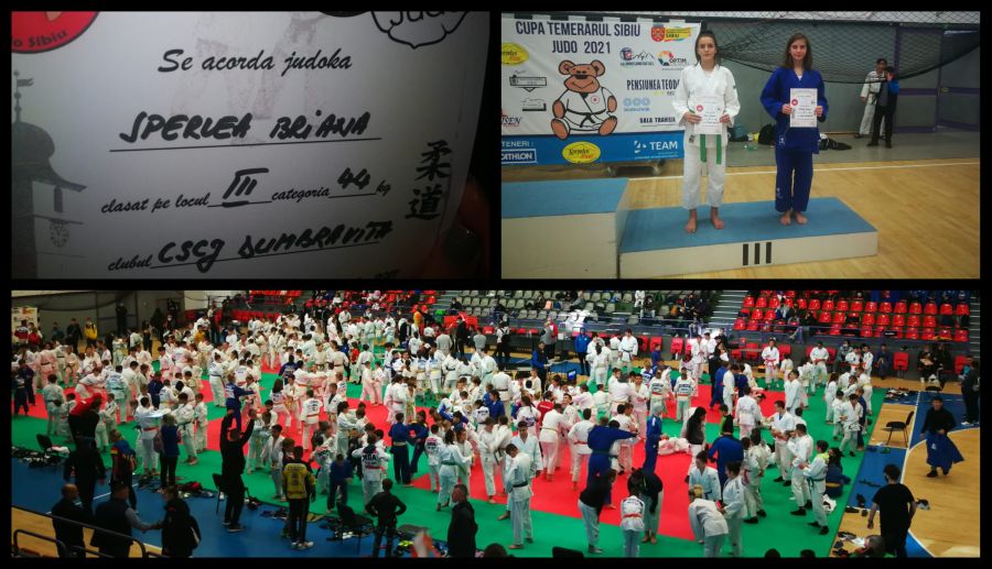 FOTO: Dumbrăvițeanca Briana Sperlea, pe podium la Sibiu
