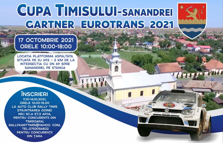 CSC Dumbrăvița Rally Team se pregătește pentru CUPA TIMIȘULUI Sânandrei GARTNER EUROTRANS 2021