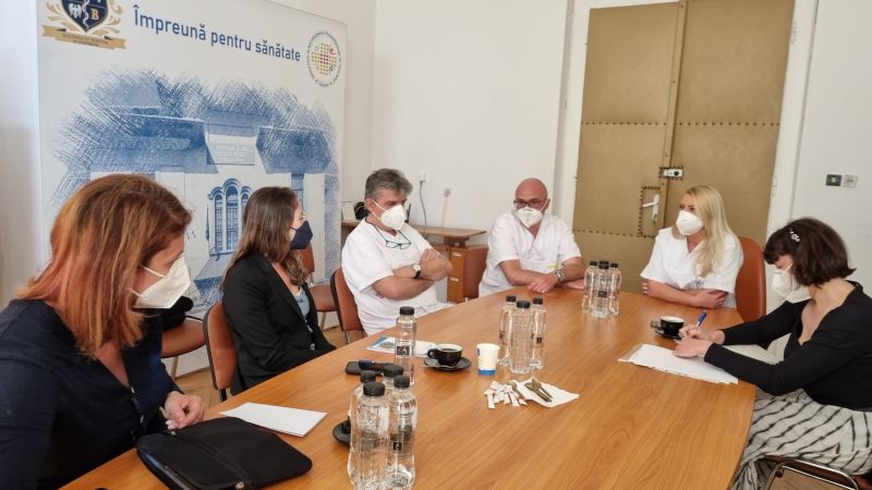 FOTO: Delegație OMS a ajuns și la Spitalul Victor Babeș din Timișoara