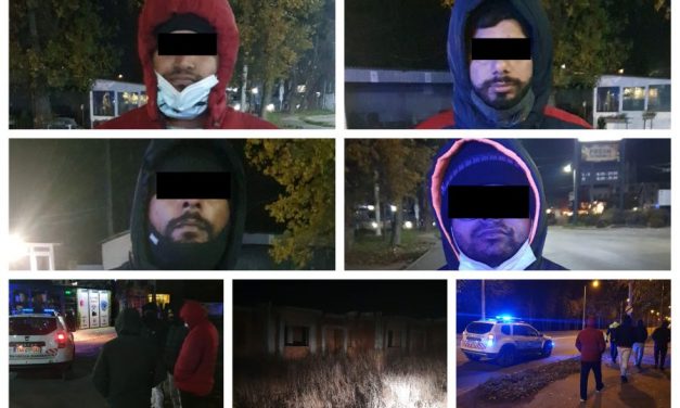 FOTO: Poliția Locală Dumbrăvița a prins 4 migranți!