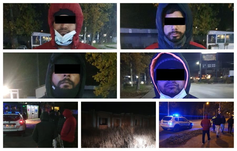 FOTO: Poliția Locală Dumbrăvița a prins 4 migranți!