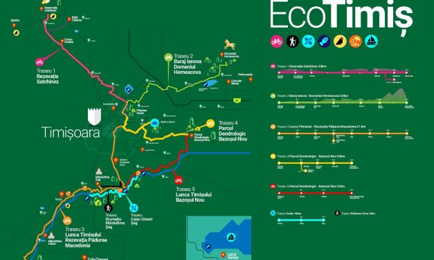 Se înlocuiesc indicatoarele Eco Timiș! Două dintre trasee trec prin Dumbrăvița