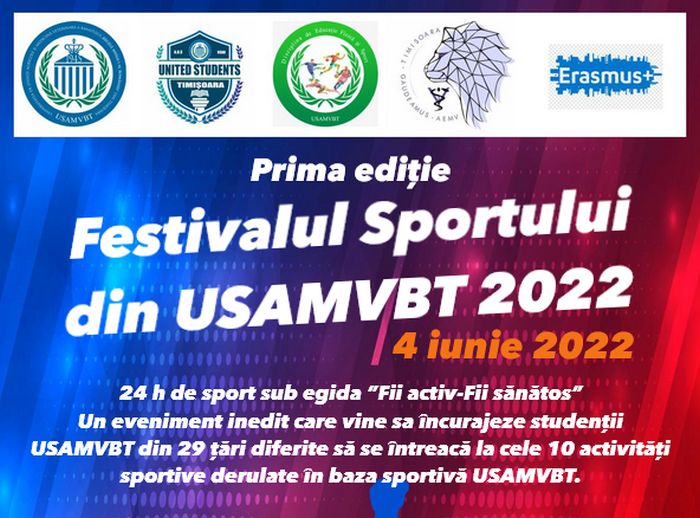 FESTIVALULUI SPORTULUI la USAMVB Timișoara