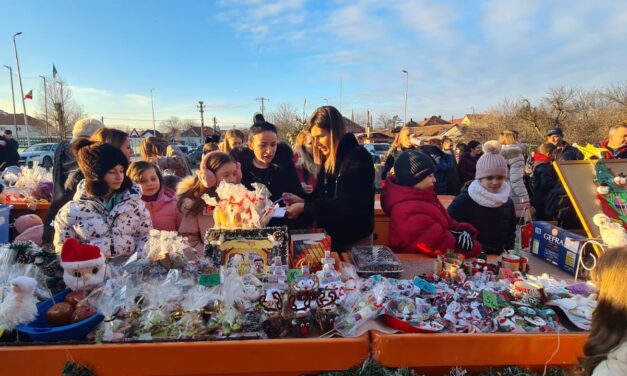 Târgul caritabil organizat de Școala Gimnazială Dumbrăvița, un real succes – GALERIE FOTO