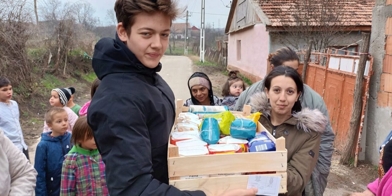 Parohia Romano-Catolică Dumbrăvița a distribuit darurile de Crăciun familiilor nevoiașe