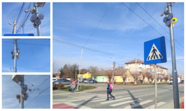 Dumbrăvița va beneficia de un sistem inteligent de avertizare a șoferilor la trecerile de pietoni nesemaforizate – FOTO