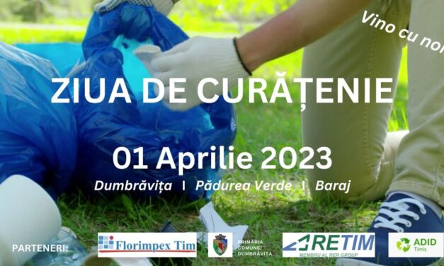 Voluntarii sunt chemați la ZIUA DE CURĂȚENIE, în Pădurea Verde și Dumbrăvița