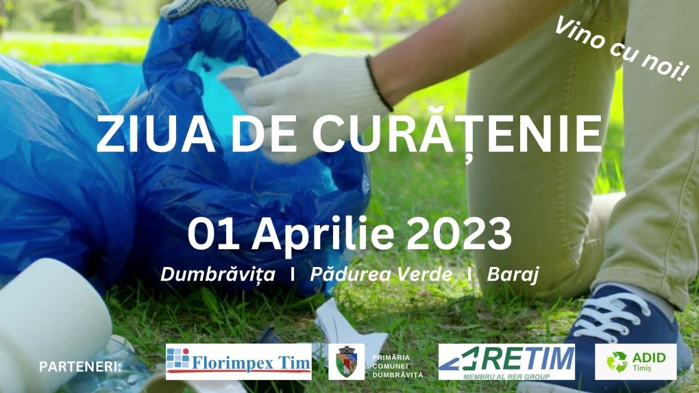 Voluntarii sunt chemați la ZIUA DE CURĂȚENIE, în Pădurea Verde și Dumbrăvița