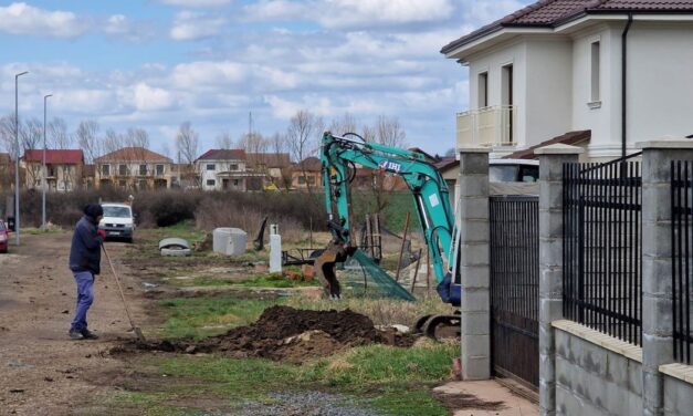 Canalizarea se extinde pe 14 străzi din Dumbrăvița – FOTO