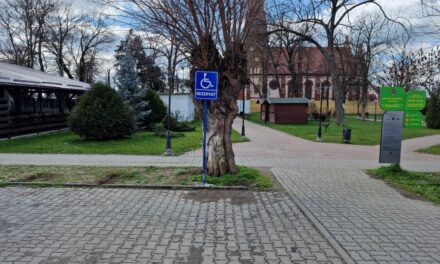 Locuri de parcare pentru mijloacele de transport ale persoanelor cu dizabilități, lângă parcurile din Dumbrăvița