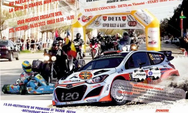 Automobiliștii din Dumbrăvița se pregătesc de Deta Super Rally & Kart 2023