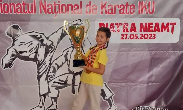 Dumbrăvițeanca Larissa Elena Angiletta și-a reconfirmat titlul de campioană națională la karate