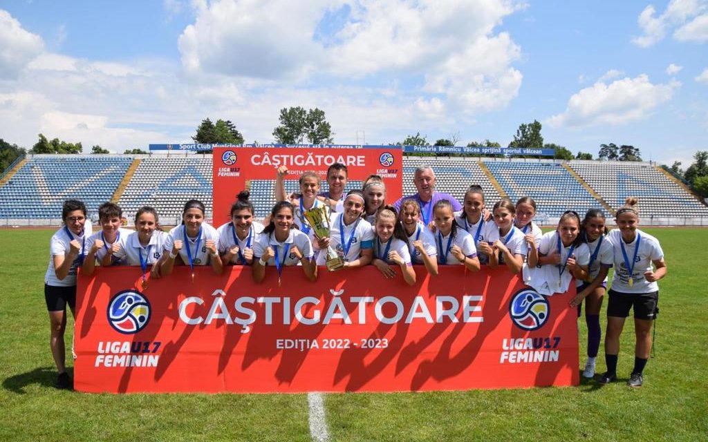 Dumbrăvițeanca Anisia Medre pentru a doua oară campioană cu lotul feminin de fotbal al Politehnicii Timișoara