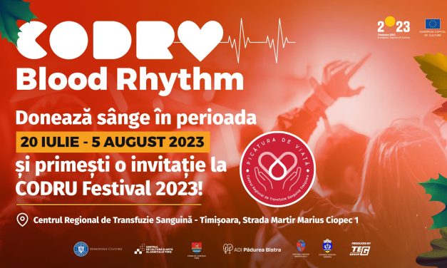 CODRU Blood Rhythm: Donează sânge și primești invitație la CODRU Festival 2023!