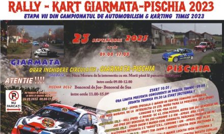 Automobiliștii timișeni se pregătesc pentru Rally-Kart Giarmata-Pișchia 2023