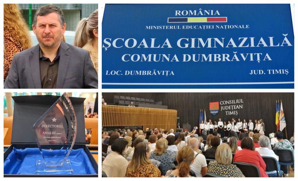 Adrian Nicola a fost desemnat Directorul Anului de către Inspectoratul Școlar Județean Timiș!
