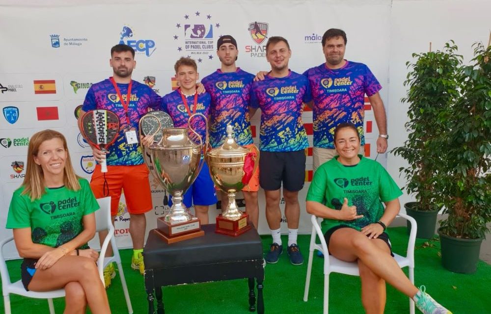 Două premii importante pentru PADEL CENTER TIMIȘOARA din Dumbrăvița, la Cupa Internațională a Cluburilor de Padel