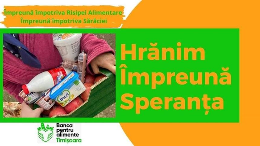 Colecta Națională de Alimente în preajma Crăciunului – Banca pentru Alimente prezentă și în Dumbrăvița