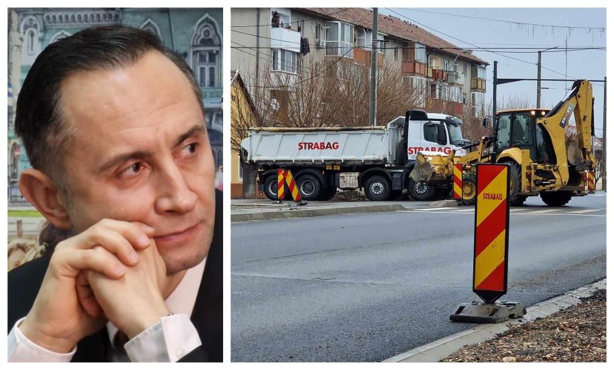VIDEO – Alin Nica de declară mulțumit de stadiul lucrărilor pe DJ 691, extinderea străzii principale din Dumbrăvița