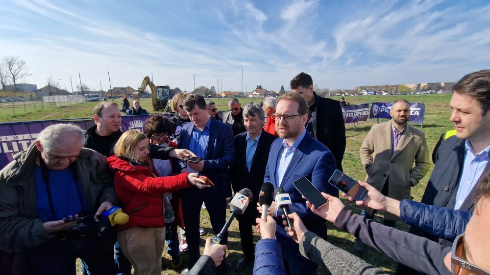 S-a început construcția stadionului Eroii Timișoarei
