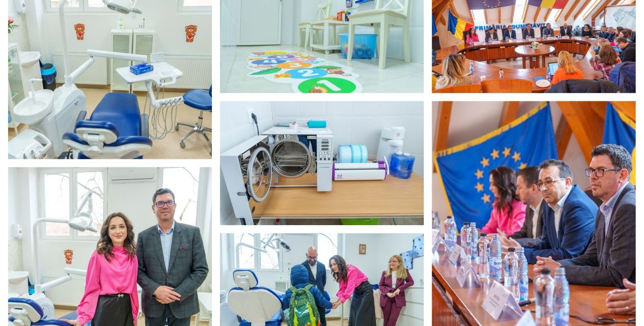 Primăria a inaugurat cabinetul stomatologic școlar din Dumbrăvița! 1500 de elevi pot beneficia de servicii medicale dentare – FOTO