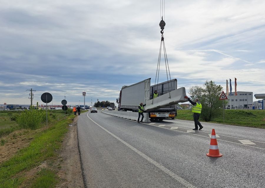 Au fost prea multe accidente! Centura de lângă Dumbrăvița primește parapet de beton