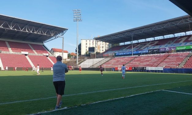 CSC Dumbrăvița a pierdut la limită în amicalul cu CFR Cluj