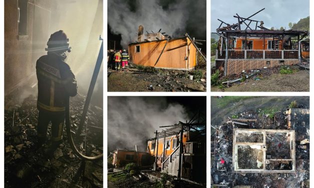 Un inginer din Dumbrăvița strigă după ajutor! Casa părinților a fost distrusă de un incendiu devastator