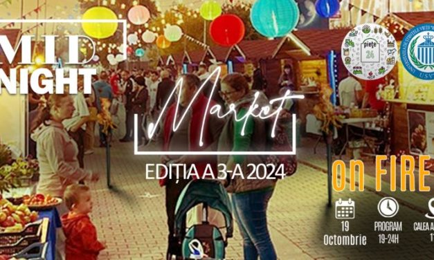 În 19 octombrie, Piețe24, împreună cu Universitatea de Științele Vieții ”Regele Mihai I” Timișoara, vă invită la MidnightMarket on Fire