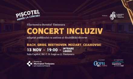 Pișcoțel merge la concert – Un eveniment cultural incluziv la Filarmonica Banatul Timișoara