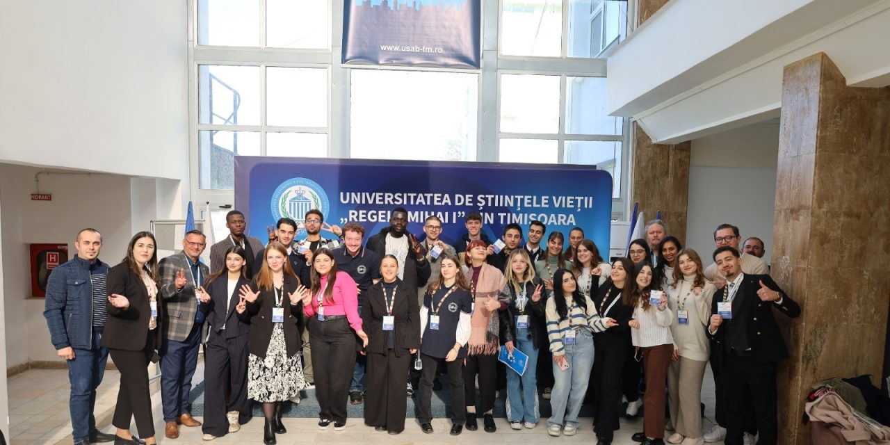 Prima reuniune a Cluburilor Liderilor Studenților Francofoni din Europa Centrală și Orientală (CLÉF) la Universitatea de Științele Vieții ,, Regele Mihai I” din Timișoara.