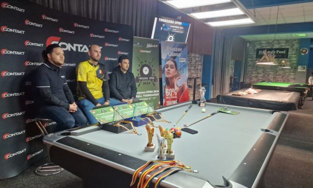 Mâine începe Timişoara Open 2k24, competiţie ce reuneşte jucatori de biliard profesionişti şi amatori, din ţară şi străinătate
