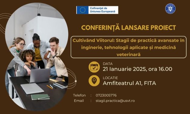 Cultivând Viitorul: Stagii de practică avansate în inginerie, tehnologii aplicate și medicină veterinară