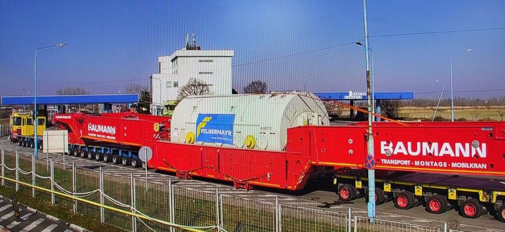 CNAIR: Un transport agabaritic gigantic va traversa România, va fi afectat și traficul de pe DJ691